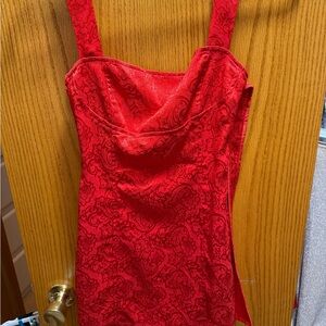 Lucy in the Sky Vibrant Red Dress